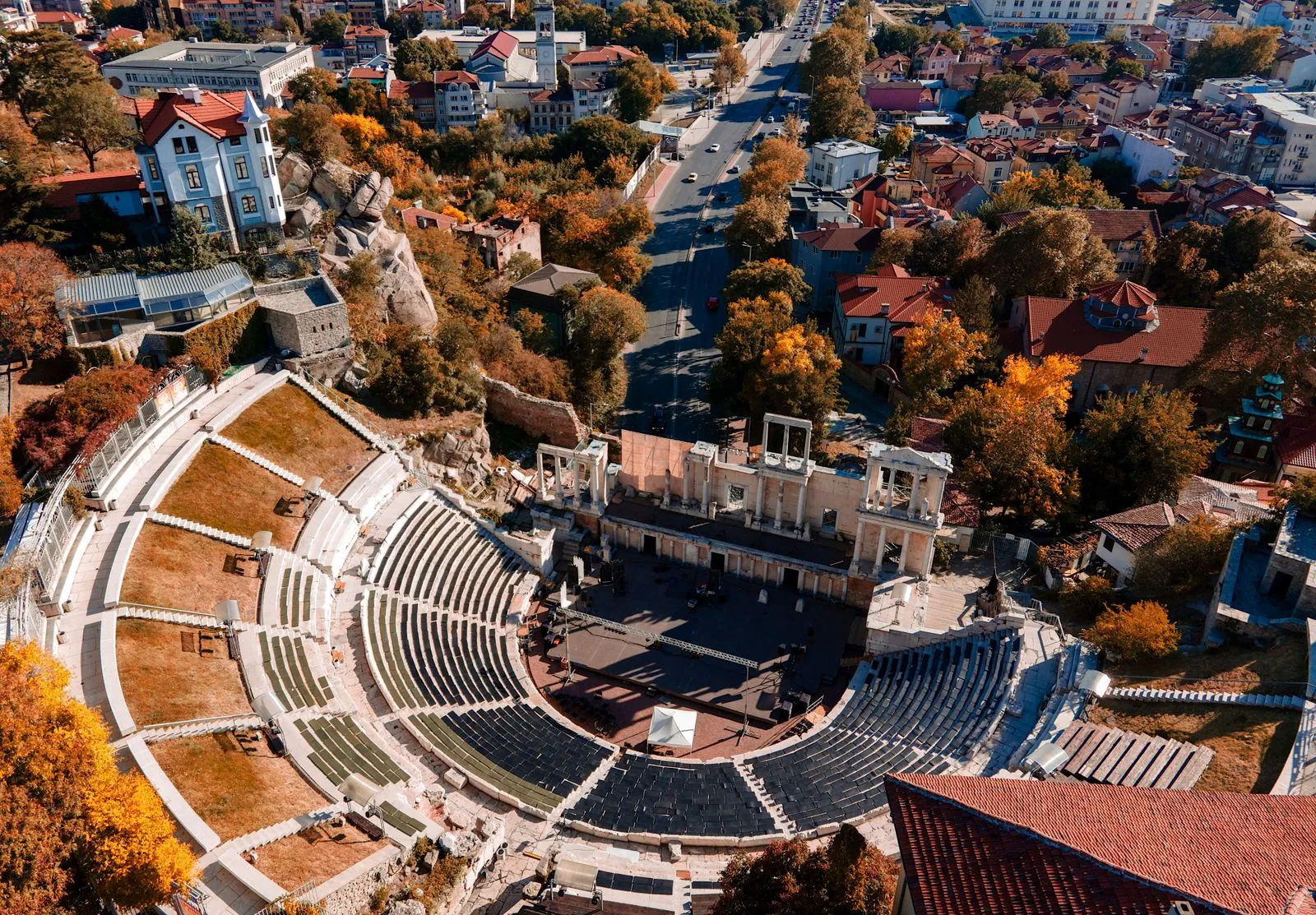 Ancient Roman Theatre of Philippopolis in Plovdiv. Photo by Denitsa Kireva.